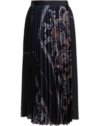 Sacai - Pleated Skirt With Paisley Print - Lyst
