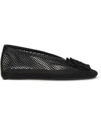 Ganni - Jenny Mesh Ballerinas - Lyst