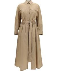 Brunello Cucinelli - Shirt And Skirt Dress - Lyst