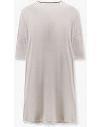 Balenciaga - Cotton Jersey Semi Fitted Short Dress - Lyst