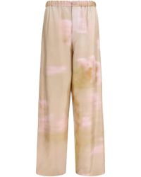 Fabiana Filippi - Silk Twill Pants - Lyst