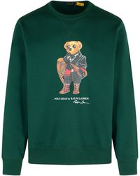 Polo Ralph Lauren - 'Polo Bear' Cotton Blend Sweatshirt - Lyst