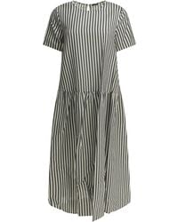 Apuntob - Cotton Silk Dress - Lyst