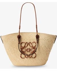 Loewe - Shoulder Bag Paula's Ibiza Raffia/Leather - Lyst