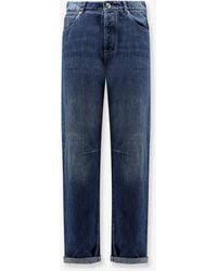 Brunello Cucinelli - Leisure Fit Cotton Jeans - Lyst