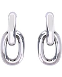 Rabanne - Rabanne Double Xl Link Earrings - Lyst