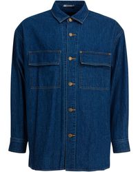 AURALEE - Selvedge Oz Shirts - Lyst