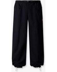 The North Face - Nylon Trousers With Logo Patch - Lyst