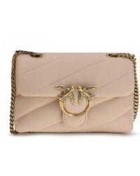 Pinko - Love Baby Shoulder Bag Rosa Cameo - Lyst