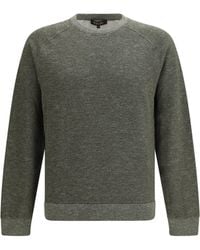 Loro Piana - Cotton Crew Neck Sweatshirt - Lyst