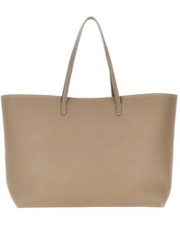 Fendi - Medium 'Roll' Grained Leather Shopping Bag - Lyst