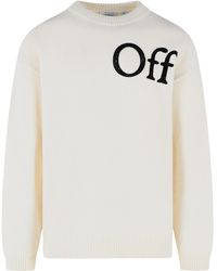 Off-White c/o Virgil Abloh - 'Bookish Shared' Cotton Sweater - Lyst