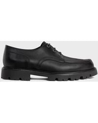 Celine - Margaret Derby Lace Up Shoes - Lyst