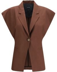 Pinko - Sleeveless Jacket Earth - Lyst