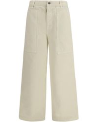 Moncler - Cotton Pants - Lyst