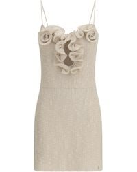 Magda Butrym - Sleeveless Crãªpe Beach Mini Dress - Lyst