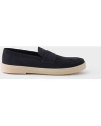 Prada - Sneakers Suede Leather - Lyst
