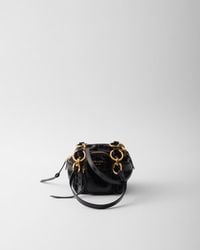 Prada - Calf Leather Dangle Shoulder Bag - Lyst
