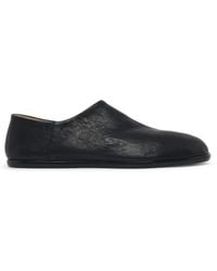 Maison Margiela - 'Tabi' Leather Loafers - Lyst