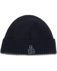 Dolce & Gabbana - Dolce & Gabbana Beanie Hat - Lyst