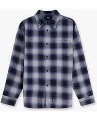Stussy - Beach Ombre Plaid Madras Cotton Shirt - Lyst
