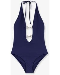 Gucci - One Piece Swimwear With Horsebit - Lyst