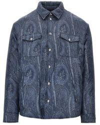 Etro - Nylon Oveshirt With Paisley Print - Lyst