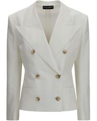 Dolce & Gabbana - Dolce & Gabbana Double-Breasted Blazer - Lyst