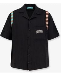 Barrow - Viscose Blend Shirt With Logo Print - Lyst