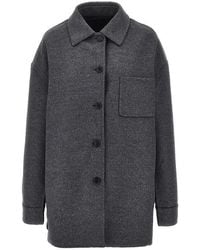 Prada - Cashwool And Re-Nylon Reversible Overshirt - Lyst