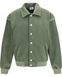Gcds - Varsity Logo Lounge Jacket Deep Lichen - Lyst