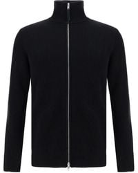 Margiela - Cotton Zip-Up Sweater - Lyst