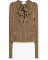Nude - Ribbed Cotton-Blend Sweater - Lyst