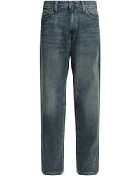 Carhartt - Aaron Wide Leg Cotton Jeans - Lyst