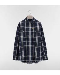 Dior - Overshirt Denim Jacket Check - Lyst