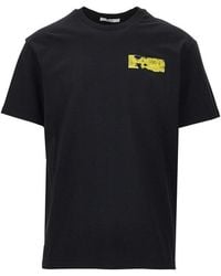 Givenchy - Paris Paint' Print T-Shirt - Lyst