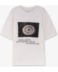 Oamc Peacemaker - Loose Fit Tshirt Landart 03 Print - Lyst