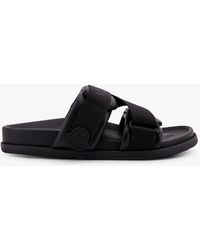 Moncler - Sandals Pelle/Poliestere - Lyst