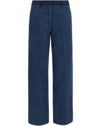 forte_forte - Cotton Chino Pants Notte - Lyst
