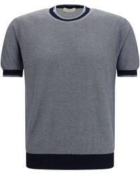 Piacenza Cashmere - Short-Sleeve Cotton Polo - Lyst