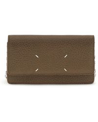 Margiela - Grained Leather Wallet Field - Lyst