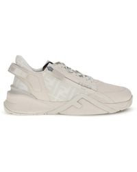 Fendi - Calf Leather Bos Taurus Athletic Sneakers - Lyst