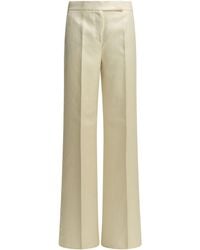 Max Mara - Tailored Linen Pants - Lyst