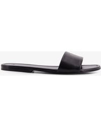 Celine - Coast Mule Leather Sandals - Lyst