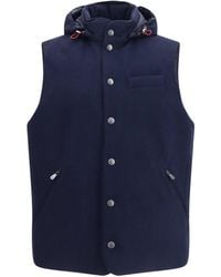 Brunello Cucinelli - Wool Down Vest - Lyst