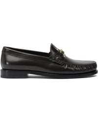 Celine - Loafers Leather - Lyst