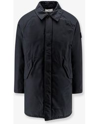 Stone Island - Micro Reps Padded Long Jacket - Lyst