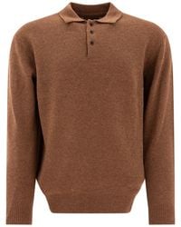 Beams Plus - Wool Polo Sweater - Lyst