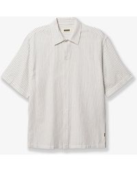 Woodbird - Wbwang Linen And Cotton Blend Shirt - Lyst