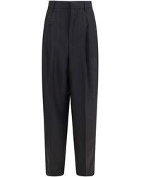 Ami Paris - Wide-Leg Tailored Pants - Lyst